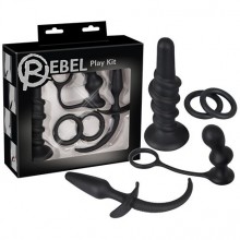 Набор анальных игрушек «Rebel» от компании Orion, цвет черный, 5180180000, длина 14.7 см., со скидкой