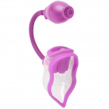 Вакуумная помпа для женщин с вибрацией «Perfect Touch Vibrating Pump» из коллекции Fetish Fantasy Series, цвет фиолетовый, 3226-12 PD, бренд PipeDream, из материала Пластик АБС, длина 15.4 см., со скидкой