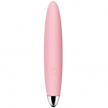 Компактный вибростимулятор клитора «Daisy» от Svakom, цвет розовый, SLS02-PINK, длина 12.5 см.