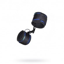 Неопреновые наручники для новичков от компании СК-Визит, цвет синий, размер OS, 7056-5, длина 23 см.