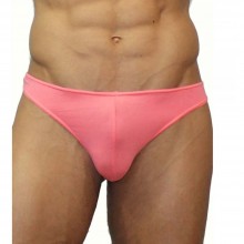 Трусы стринги мужские от компании Romeo Rossi, цвет розовый, размер L, RR1005-12-L, из материала Хлопок