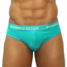 Мужские классические брифы от Romeo Rossi, цвет зеленый, размер XXL, RR2006-7-XXL