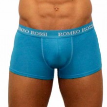 Мужские трусы-боксеры от компании Romeo Rossi, цвет голубой, размер S, RR6005-10-S