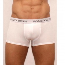 Классические мужские боксеры от Romeo Rossi, цвет белый, размер S, RR6005-1-S, из материала Хлопок