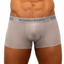 Классические мужские боксеры от компании Romeo Rossi, цвет серый, размер S, RR6005-3-S, из материала Хлопок