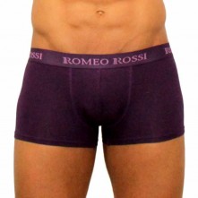 Классические мужские боксеры от компании Romeo Rossi, цвет фиолетовый, размер S, RR6005-5-S, из материала Хлопок