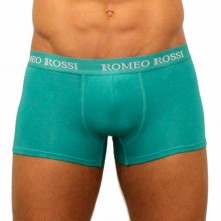 Классические мужские боксеры от компании Romeo Rossi, цвет зеленый, размер L, RR6005-7-L, из материала Хлопок