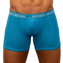 Мужские удлиненные боксеры от Romeo Rossi, цвет голубой, размер S, RR7001-10-S