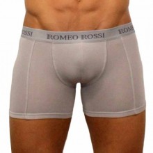 Удлиненные мужские боксеры от Romeo Rossi, цвет серый, размер S, RR7001-3-S