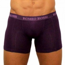 Мужские удлиненные боксеры от Romeo Rossi, цвет фиолетовый, размер S, RR7001-5-S
