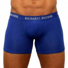 Удлиненные мужские боксеры от компании Romeo Rossi, цвет синий, размер S, RR7001-9-S