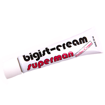 Крем для мужчин, возбуждающий и увеличивающий «Bigist-Cream Superman», объем 18 мл, Inverma INV205, 18 мл.