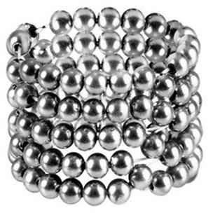 Насадка из шариков для полового члена «Ultimate Stroker Beads» от компании California Exotic Novelties, цвет серебристый, DEL2144205, бренд CalExotics, из материала Пластик АБС, со скидкой