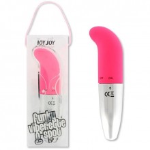 Вибратор «Funky Vibrette G Spot» для точки G, цвет розовый, Toy Joy TOY9912, из материала Пластик АБС, длина 13 см.
