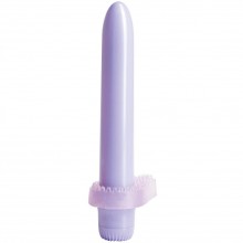 Вибратор для женщин с эрекционным кольцом «My First Vibe» для новичков, цвет фиолетовый, Topco Sales TS1072776, длина 15.5 см.