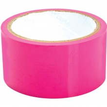 Липкая лента для фиксации «Sex Please Dominate Me Self-Adhesive Bondage Tape» от компании Topco Sales, цвет розовый, TS2100118, 15 м., со скидкой