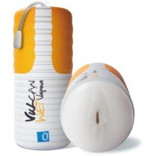 Мастурбатор-вагина «Vulcan Love Skin Masturbator Wet Vagina» от компании Topco Sales, цвет белый, TS1600135, длина 15 см.