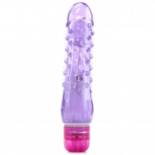 Вибратор с пупырышками «Climax Gems» от компании Topco Sales, цвет фиолетовый TS1072306, длина 14 см.