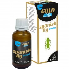 Возбуждающие капли для мужчин «Spanish Fly Gold Drops - Strong Men», объем 30 мл, Ero By Hot DEL3100004047, бренд Hot Products, из материала Водная основа, 30 мл.