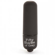 Мини вибратор «Heavenly Massage Bullet Vibrator» от компании Fifty Shades of Grey, цвет черный, FS59958, длина 6.4 см., со скидкой