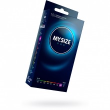 Классические презервативы «My.Size №10» размер 69, упаковка 10 шт, 134, цвет Прозрачный, длина 22.3 см.