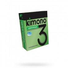 Анатомические презервативы «Kimono» с контурной поверхностью, 12 упаковок по 3 шт, 451
