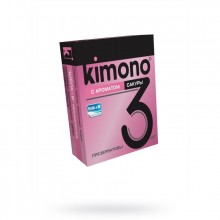 Презервативы «Kimono» с нежным ароматом сакуры, 12 упаковок по 3 шт, 452, из материала Латекс