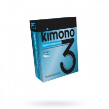 Классические презервативы с стимулирующей текстурой - «Kimono», 12 упаковок по 3 шт, 455