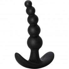 Анальная пробка «Bubbles Anal Plug Black» от компании Lola Toys, цвет черный, коллекция First Time by Lola, 5001-03lola, длина 11.5 см.