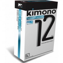 Классические презервативы «Kimono», упаковка 12 шт, КЛАССИЧЕСКИЕ № 12, из материала Латекс, со скидкой