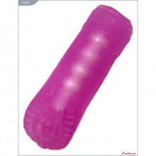 Необычный мастурбатор «Personal Girl» с бусинками от компании Eroticon, цвет фиолетовый, 30192, из материала TPR, длина 11 см.