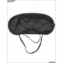 Текстильная маска на лицо от компании PentHouse, цвет черный, размер OS, P3255B, длина 18.5 см., со скидкой