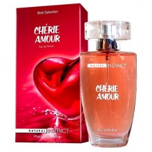 Духи с феромонами «Cherie Amour Natural Instinct Best Selection» для женщин, объем 50 мл, NICA, бренд Парфюм Престиж, цвет Розовый, 50 мл.