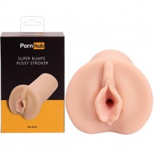 Мастурбатор-вагина «Super Bumps» от компании PornHub, цвет телесный, 94861, длина 16 см., со скидкой