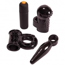 Комплект секс-игрушек «Dirty Weekend Kit» от компании PornHub, цвет черный, 94869