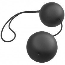 Анальные шарики из силикона Vibro Balls, цвет черный, PipeDream PD4641-23, коллекция Anal Fantasy Collection, длина 11.4 см., со скидкой