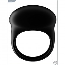 Эрекционное кольцо с вибрацией «Vegas Libertine» от компании Luxe, цвет черный, 786499, диаметр 5 см.