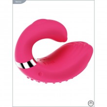 Мини-вибратор на палец «Santiago Play» от компании Luxe, цвет розовый, 786550, длина 4.5 см., со скидкой