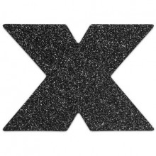 Украшение на грудь «Flash Cross» от компании Bijoux Indiscrets, цвет черный, размер OS, 0158, One Size (Р 42-48)