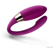 Вибростимулятор для пар «Noa» премиум класса от компании Lelo, цвет фиолетовый, LEL5843, из материала Силикон, длина 8.4 см.