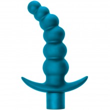 Анальная елочка с вибрацией на удобном основании «Ecstasy Aquamarine» из коллекции Spice It Up от Lola Toys, длина 11 см.