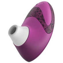 Бесконтактный клиторальный стимулятор «Womanizer Pro» со сменными насадками, цвет фиолетовый, WZ02CC0100, цвет Розовый, длина 16 см.