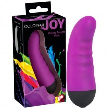 Женский мини вибратор «Colourful Joy» для клиторальной стимуляции от компании You 2 Toys, цвет фиолетовый, 5899930000, бренд Orion, длина 13 см.