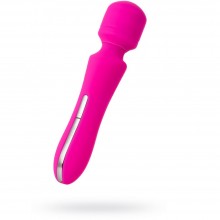 Силиконовый женский вибромассажер в стиле Magic Wand - «Rockit» от компании Nalone, цвет розовый, VS-VR60-1, длина 19.2 см., со скидкой