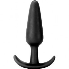 Анальная пробка для ношения «The Cork Medium Black» из коллекции Shots Toys от Shots Media, цвет черный, SHT166BLK, из материала Силикон, длина 12.4 см.