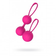Набор вагинальных шариков «LOVER» от компании S-Hande, цвет розовый, SHD-015, длина 13.5 см.