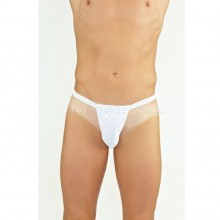 Зауженные мужские стринги от компании Vanilla Paradise, цвет белый, размер 52, vpst143, XXL