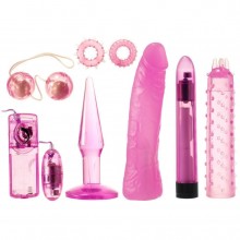 Набор секс-игрушек «Mystic Treasures Couples Kit» от компании Kinx, цвет розовый, ABSSC06, из материала ПВХ, со скидкой