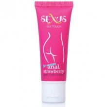 Анальный гель для женщин с ароматом клубники «Silk Touch Strawberry Anal» от Sexus Lubricant, объем 50 мл, 817006, из материала Водная основа, 50 мл.