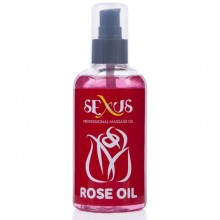 Массажное масло с ароматом розы «Rose Oil» От компании Sexus, объем 200 мл, 817040, 200 мл.